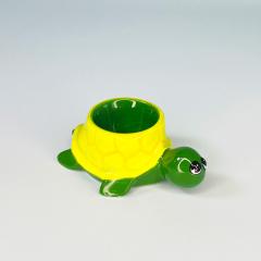 Turtle ceramic egg cup