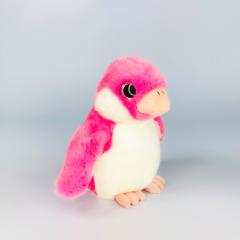 Pink glitter eyes penguin plush