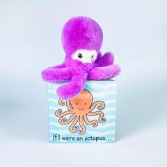 Octopus plushie &amp;amp; book bundle