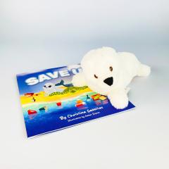 Save Us seal plushie &amp;amp; book bundle