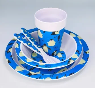 Penguin dinner set