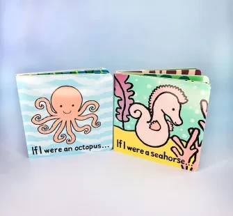 Octopus & Seahorse Jellycat books