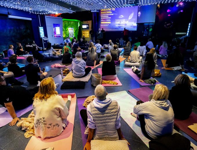 Yoga event in Endless Ocean