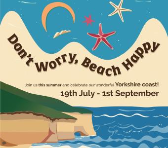 Don't Worry Beach Happy event graphic